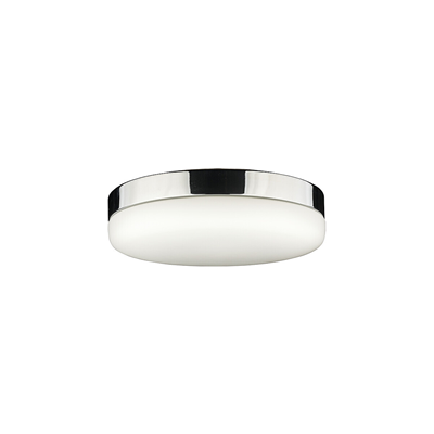 KASAI Lampada da soffitto 32cm 2x40W IP20 acciaio spazzolato