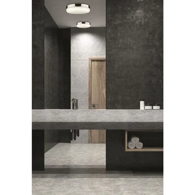 KASAI Plafon 32cm 2x40W IP20 stal szczotkowana