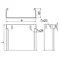 KBJ100H80/3 Spessore del vassoio: 1 mm