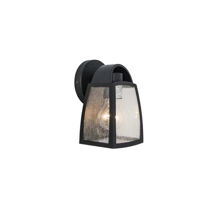 KELSEY Outdoor wall lamp black
