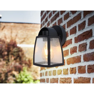 KELSEY Outdoor wall lamp black