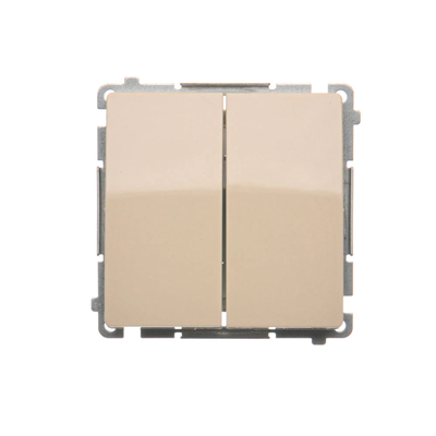 Kerzenschalter mit Hintergrundbeleuchtung (Modul) 10A 250V Schraubklemmen beige