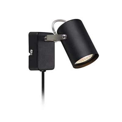 KEY Black wall lamp