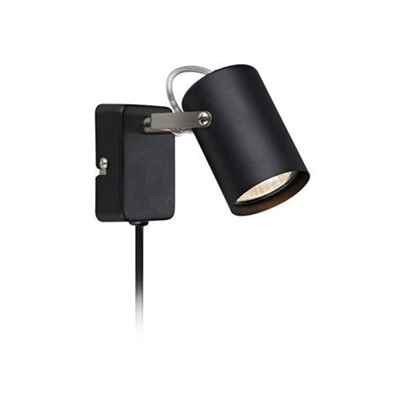 KEY Black wall lamp