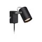KEY Black wall lamp