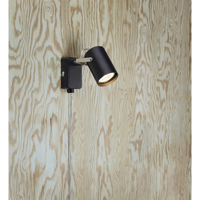 KEY Black wall lamp