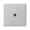 Key K45 45x45 universal switch with backlight, aluminum