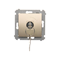 Key switch momentary button (module) 2-position 0-I N/O contact 5 A 230V 0 gold (metallic)