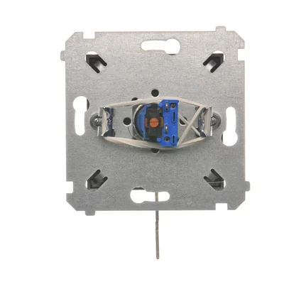 Key switch momentary button (module) 2-position 0-I N/O contact 5 A 230V anthracite (metallic)