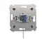 Key switch momentary button (module) 2-position 0-I N/O contact 5 A 230V anthracite (metallic)