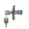 Key switch momentary button (module) 2-position 0-I N/O contact 5 A 230V anthracite (metallic)