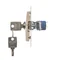 Key switch momentary button (module) 2-position 0-I N/O contact 5 A 230V. The key can only be removed in the 0 cream position