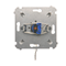 Key switch momentary button (module) 2-position 0-I N/O contact 5 A 230V white