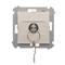 Key switch momentary button (module) 2-position 0-I N/O contact 5 A 230V white