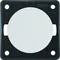 Key switch, universal, snow-white, glossy, Integro Flow/Pure