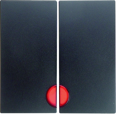 Keycaps with red lens, anthracite