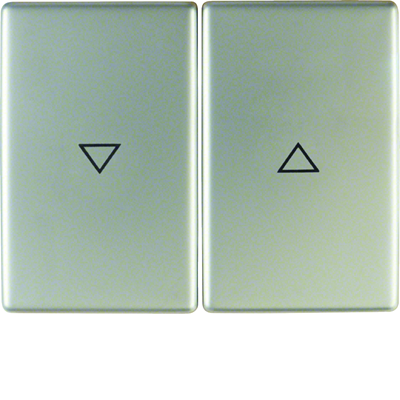 Keys printed with the "arrow" symbol, stainless steel