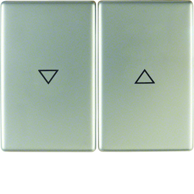 Keys printed with the "arrow" symbol, stainless steel