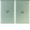 Keys printed with the "arrow" symbol, stainless steel