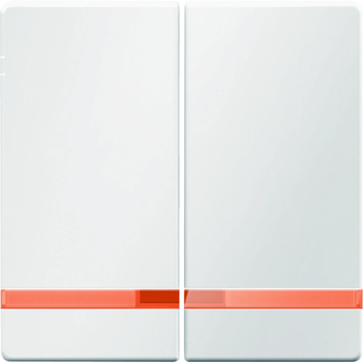 Keys with an orange lens, snow-white velvet