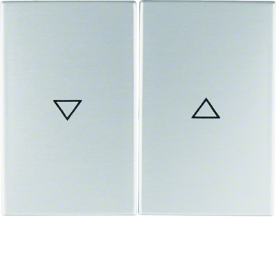 Keys with the "arrow" symbol imprint Berker K.5 alu