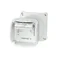 KF 0606 G Junction box for outdoor installation, grey, IP 66/IP 67, 130x130x77, with 5-pole terminal, 6 mm2, Cu