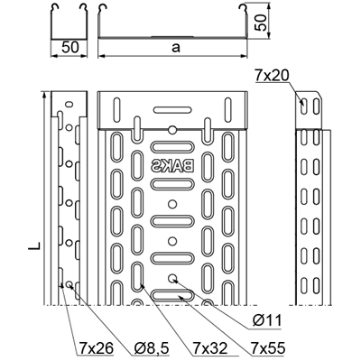 KGJ100H50/3 bandeja