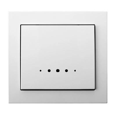 KIER Control switch with backlight poma white