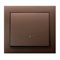 KIER Control switch with blue backlight, metallic brown