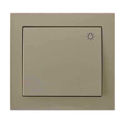 KIER Interruptor normalmente abierto "luz", beige