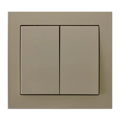 KIER Interruttore doppio contatto, beige