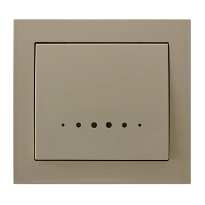 KIER Interruttore unipolare con retroilluminazione, beige