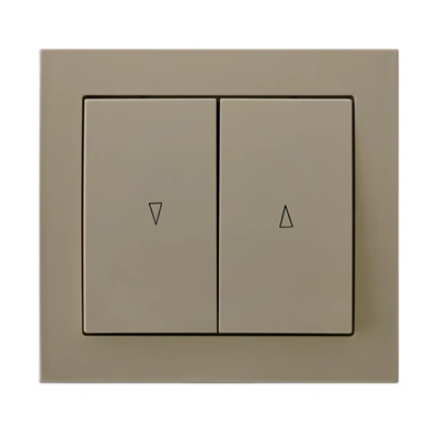 KIER Rolladenschalter mit mechanischer Verriegelung beige