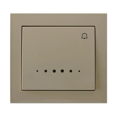 KIER Short-circuiting switch "bell" beige