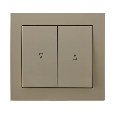 KIER Shutter switch with mechanical interlock beige