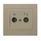 KIER Terminal socket RTV ZAK-10 beige