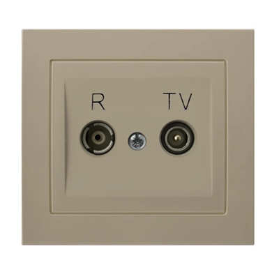KIER Terminal socket RTV ZAK-10 beige