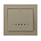 KIER Two-pole switch with beige backlight