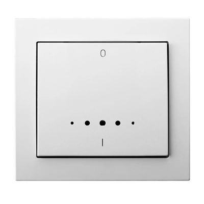 KIER Two-pole switch with white backlight