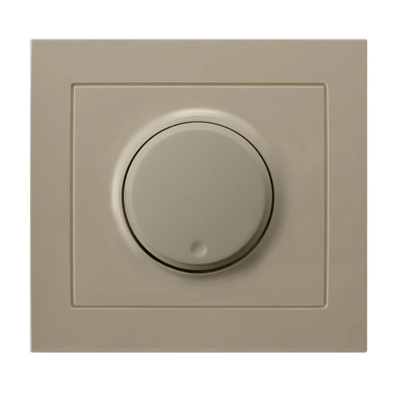 KIER Universal dimmer for incandescent, incandescent and LED loads, beige