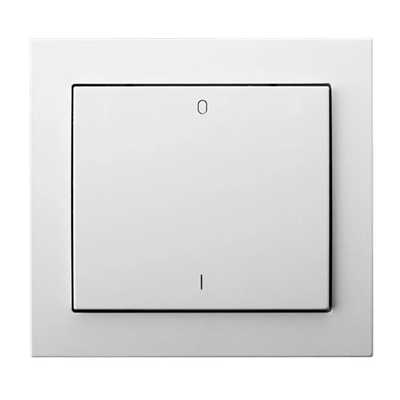 KIER White two-pole switch