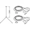 Kit di sospensioni per Panel 600/625 PANEL 600/625 KIT DI SOSPENSIONI