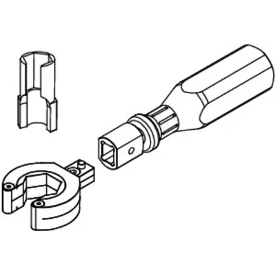 Kit d'outils, poignée et clé, V-TEC RA SET