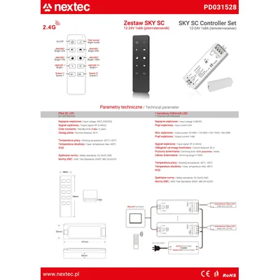 Kit NEXTEC SKY SC / 12-24 V / 8 A
