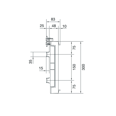 Kit UNIVERSNHC 300x500mm pour la construction d'équipements modulaires 4x12 PLE