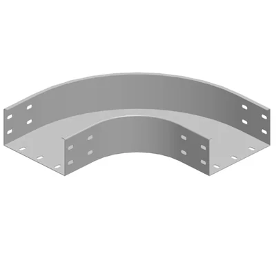 KKZC100H100 90°-Bogen, Blechdicke - 2 mm