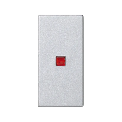 Klawisz K45 45x22,5 łącznika uniwersalnego z podświetleniem aluminium