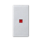 Klawisz K45 45x22,5 łącznika uniwersalnego z podświetleniem aluminium