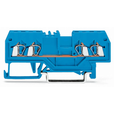 Клема 4-жильна 1,5 мм² синя