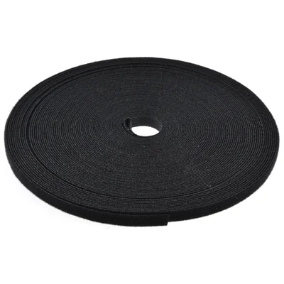 Klettband 10mm 25mb schwarz